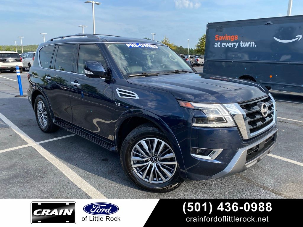 Blue Pearl 2022 Nissan Armada SUV / Crossover 4X2 7-Speed Automatic