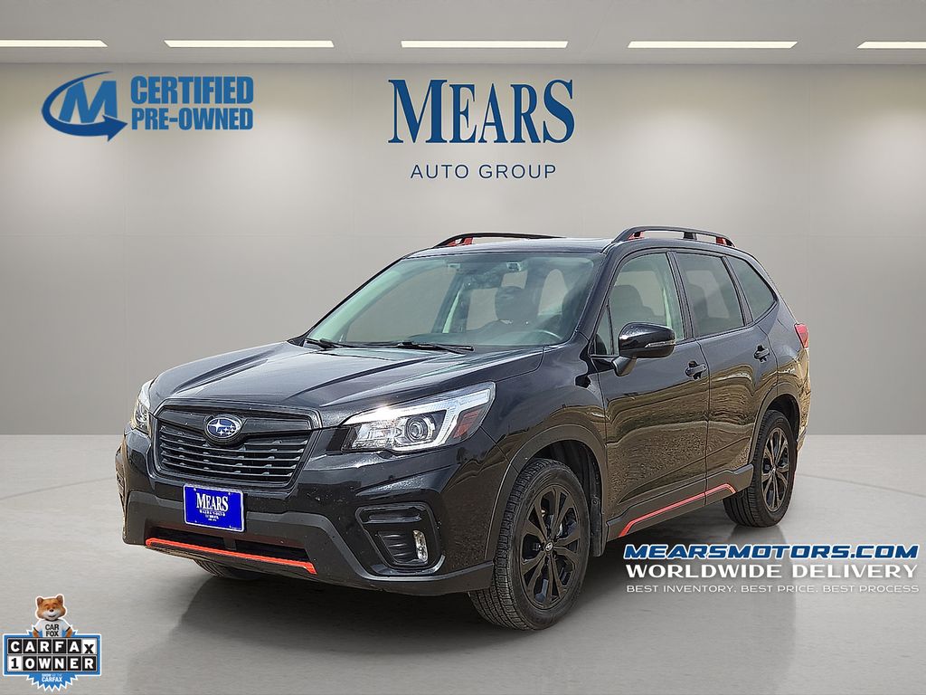 Crystal Black Silica 2019 Subaru Forester 2.5i Sport AWD SUV / Crossover All-Wheel Drive Continuously Variable Transmission