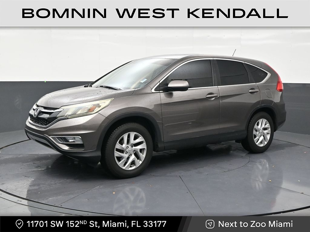 Gray 2015 Honda CR-V EX FWD SUV / Crossover Front-Wheel Drive Continuously Variable Transmission