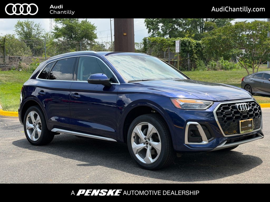 Blue Metallic 2023 Audi Q5 SUV / Crossover All-Wheel Drive 7-Speed Automatic