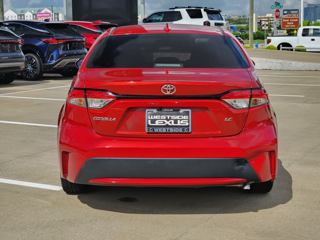 2020 Toyota Corolla LE Red at Community Toyota