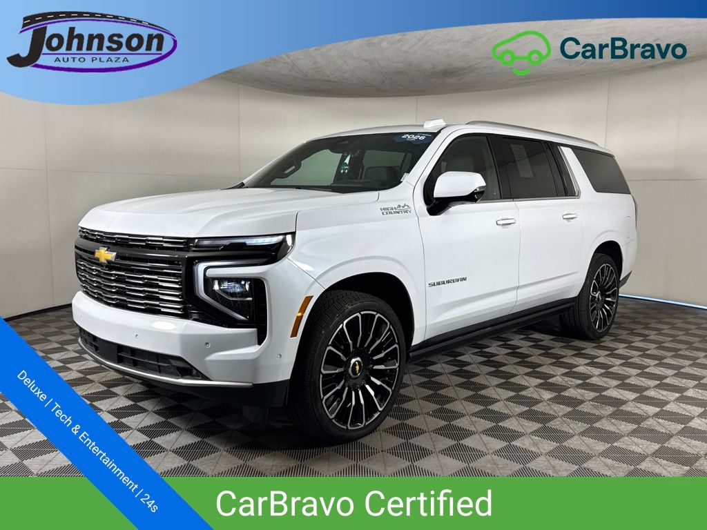 Polar White Tricoat 2026 Chevrolet Suburban SUV / Crossover Four-Wheel Drive