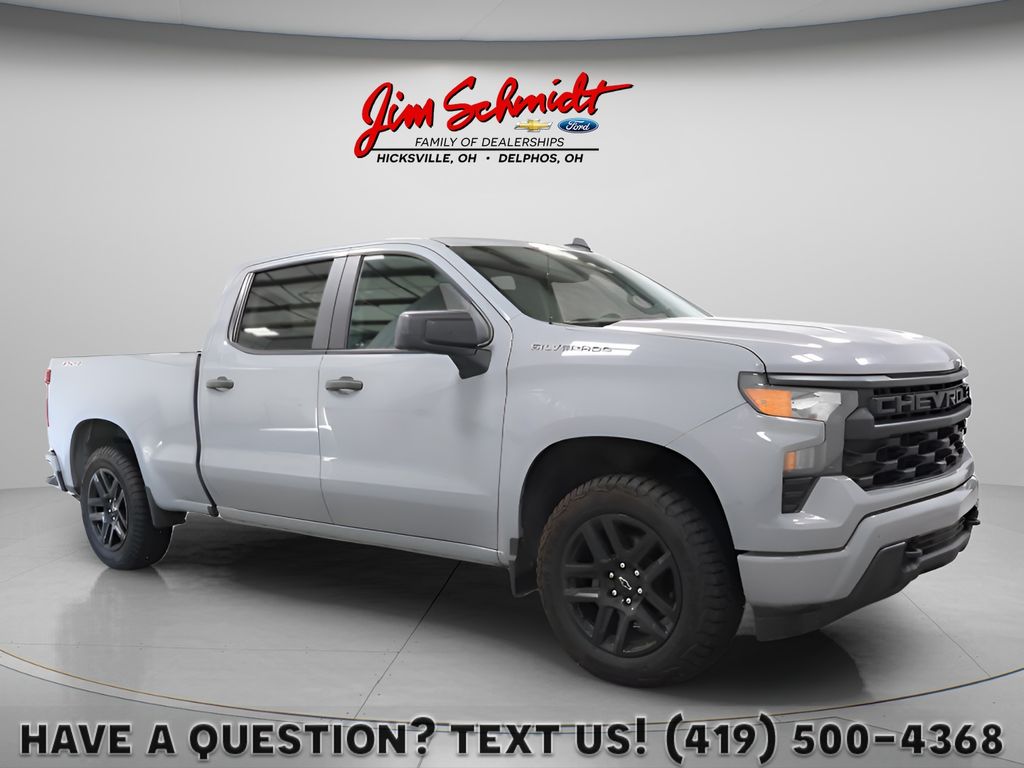 Slate Gray Metallic 2024 Chevrolet Silverado 1500 Pickup Truck Four-Wheel Drive 8-Speed Automatic
