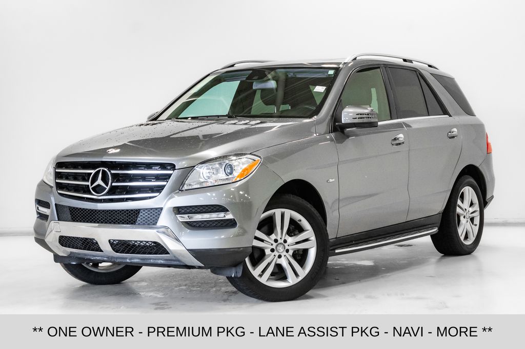 Iridium Silver Metallic 2012 Mercedes-Benz M-Class ML 350 4MATIC SUV / Crossover All-Wheel Drive 7-Speed Automatic