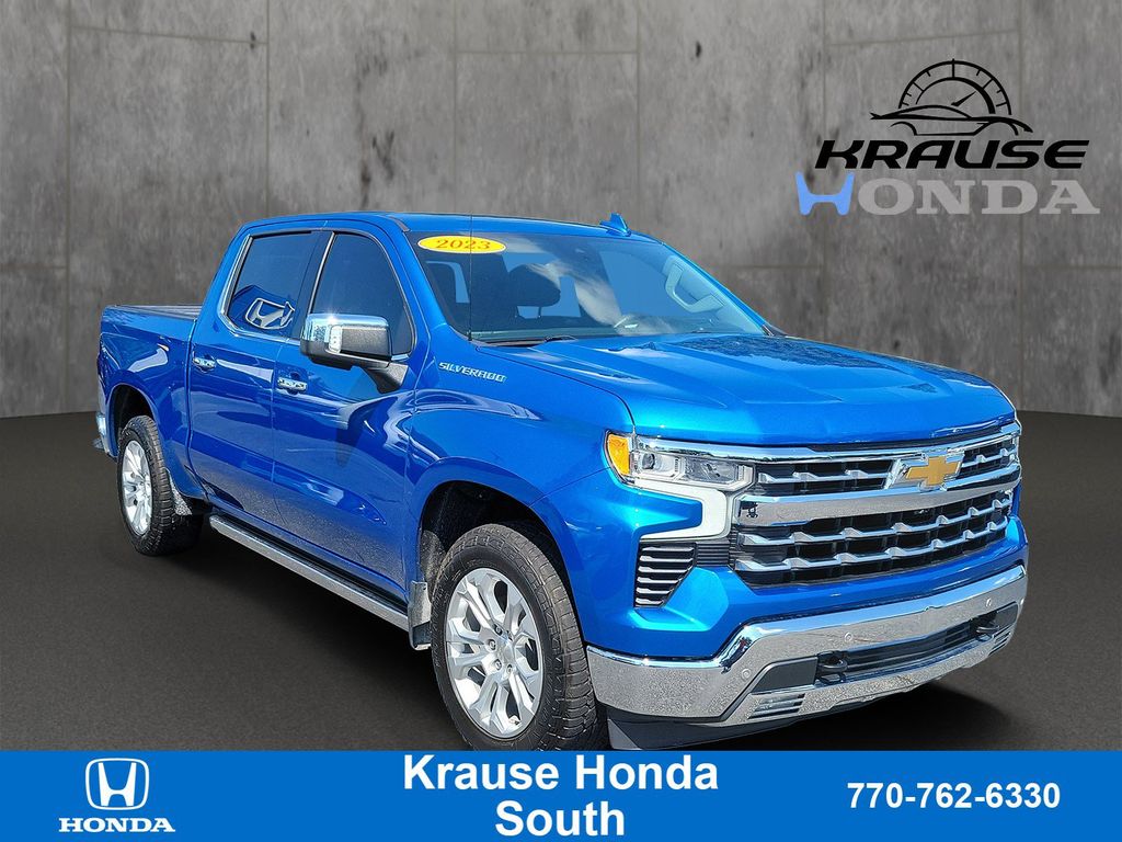 Glacier Blue Metallic 2023 Chevrolet Silverado 1500 Pickup Truck 4X2 Automatic