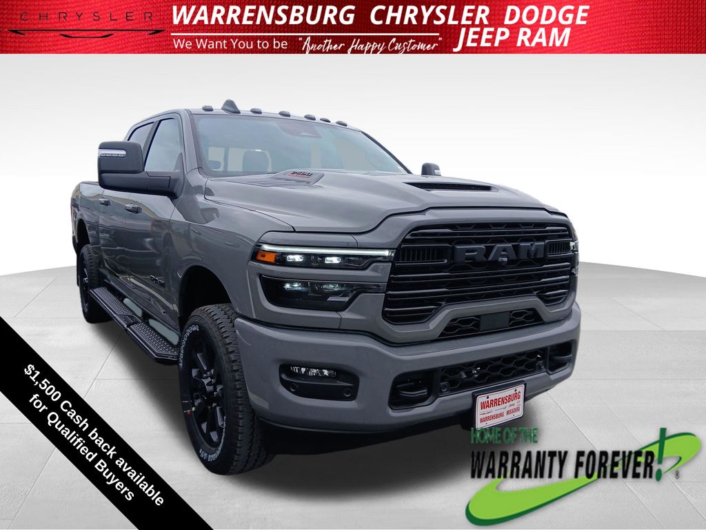 Ceramic Gray Clearcoat 2026 RAM 2500 Pickup Truck Four-Wheel Drive 8-Speed Automatic
