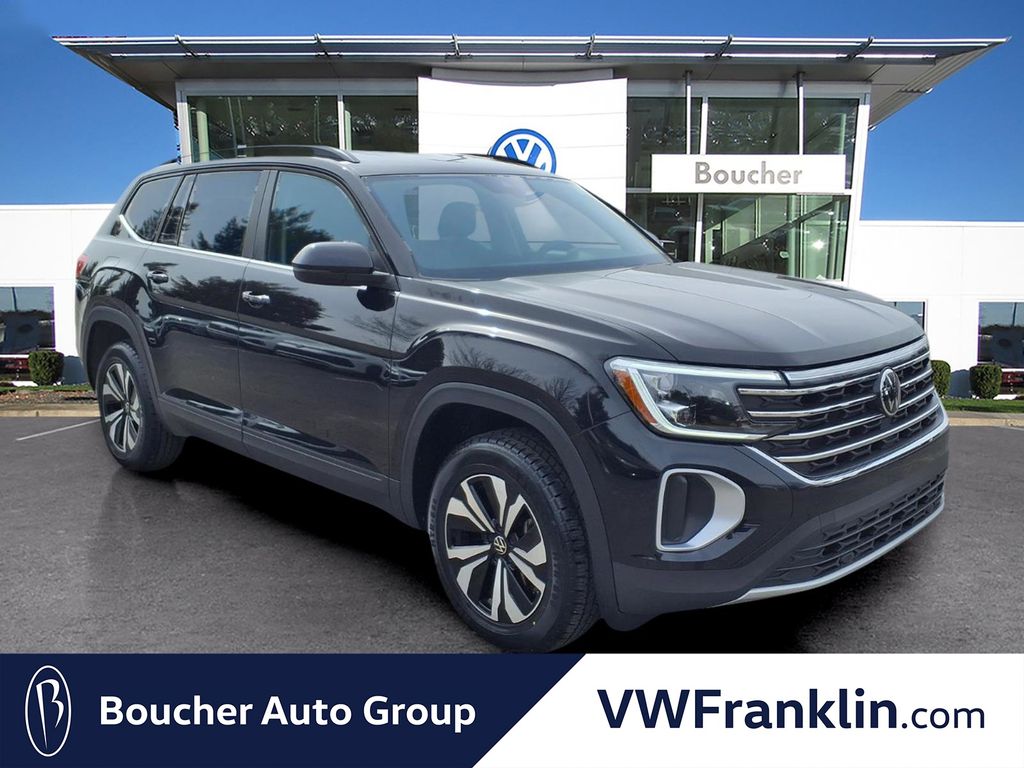 Deep Black Pearl 2024 Volkswagen Atlas SE FWD SUV / Crossover Front-Wheel Drive 8-Speed Automatic