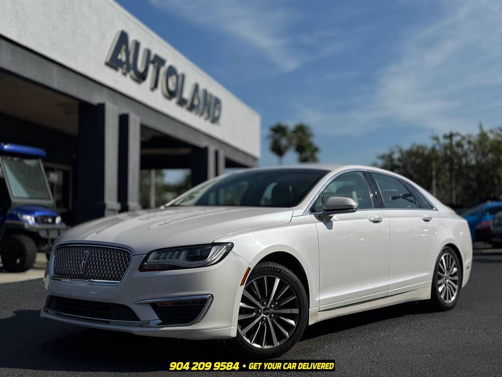 White Platinum Clearcoat Metallic 2020 Lincoln MKZ Sedan Front-Wheel Drive 6-Speed Automatic