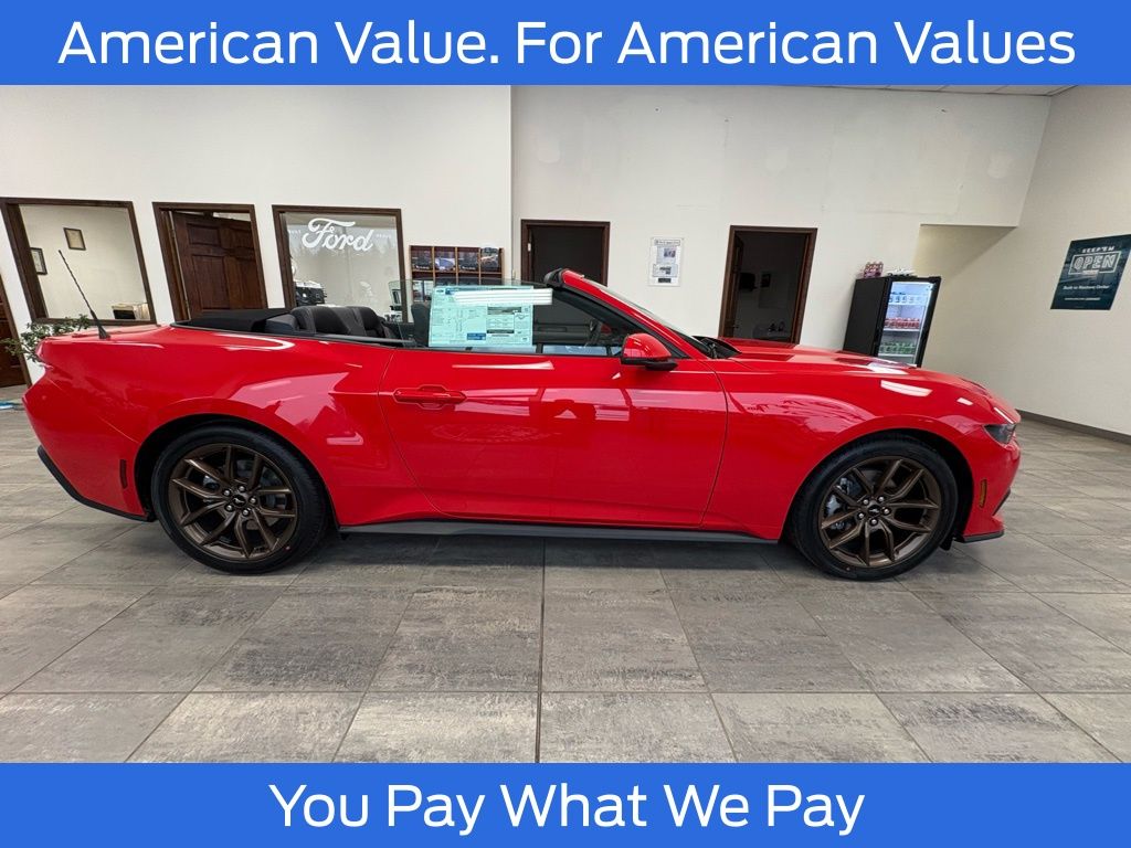 Race Red 2026 Ford Mustang EcoBoost Premium Convertible RWD Convertible Rear-Wheel Drive Automatic