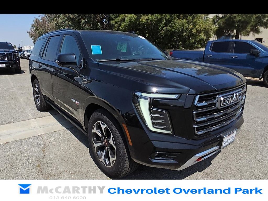 Onyx Black 2025 GMC Yukon AT4 4WD SUV / Crossover Four-Wheel Drive