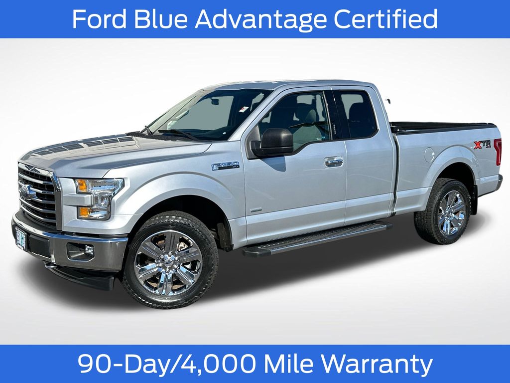 Ingot Silver Metallic 2017 Ford F-150 Pickup Truck Four-Wheel Drive 6-Speed Automatic