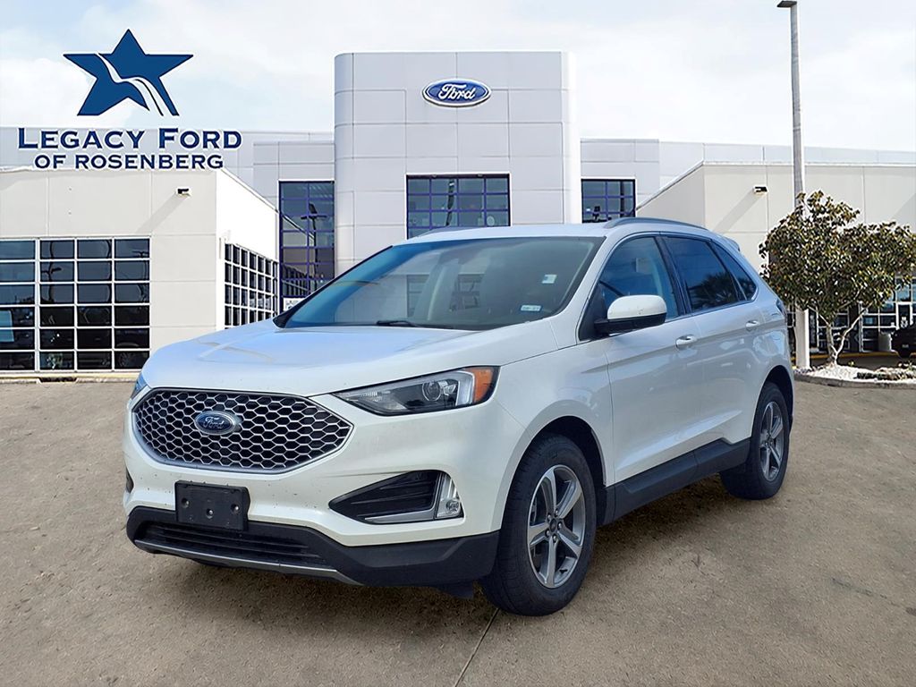 2024 Ford Edge SEL White at North Houston Mitsubishi