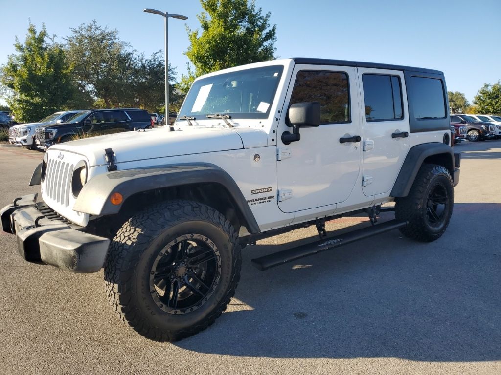 Used Car 2016 Jeep Wrangler  Unlimited Sport For Sale Under $20,000 In Austin, Texas