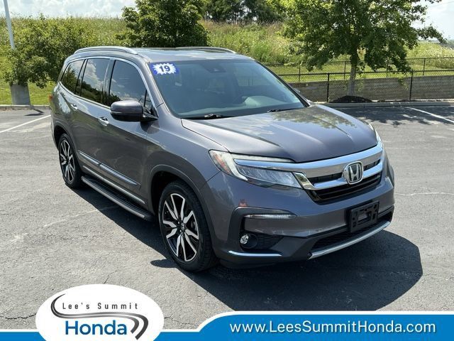 Gray (Modern Steel Metallic) 2019 Honda Pilot SUV / Crossover All-Wheel Drive 9-Speed Automatic
