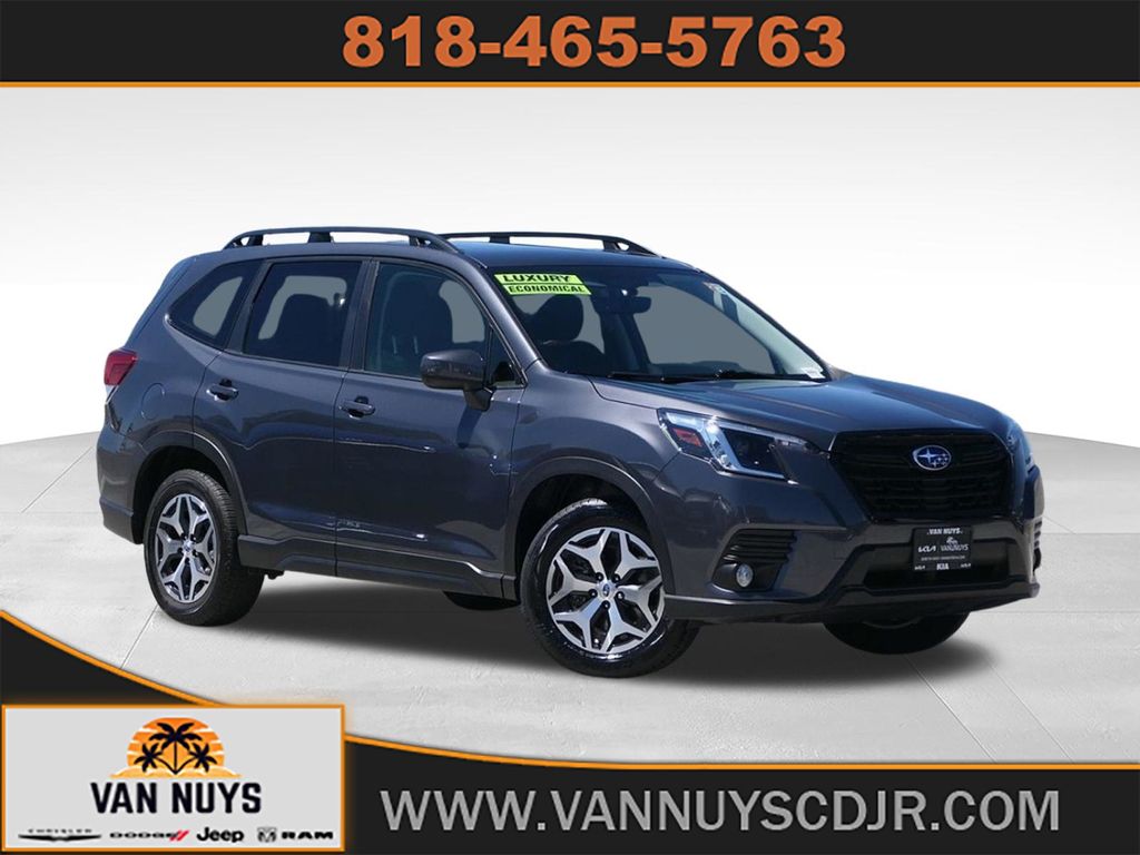 Gray Metallic 2023 Subaru Forester SUV / Crossover All-Wheel Drive Continuously Variable Transmission