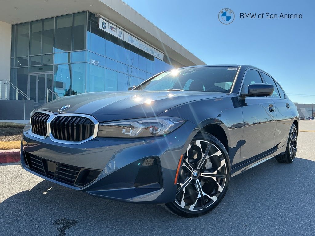 Arctic Race Blue Metallic 2025 BMW 3 Series Sedan All-Wheel Drive 8-Speed Automatic