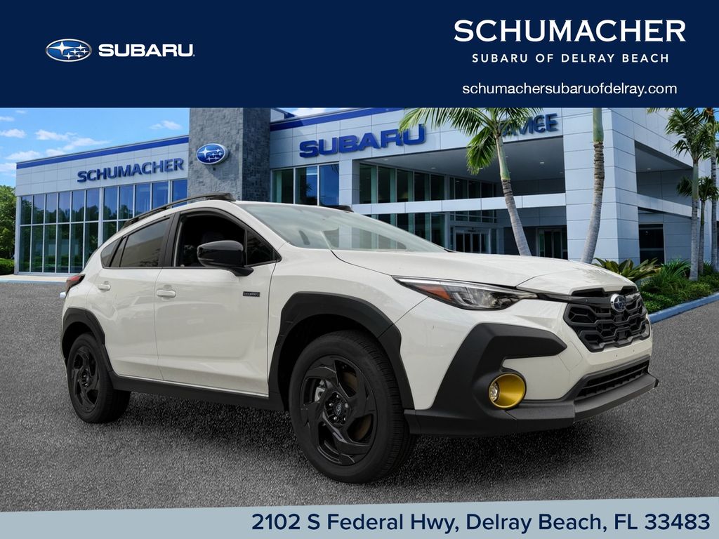 Crystal White Pearl 2026 Subaru Crosstrek Hybrid SUV / Crossover All-Wheel Drive Continuously Variable Transmission