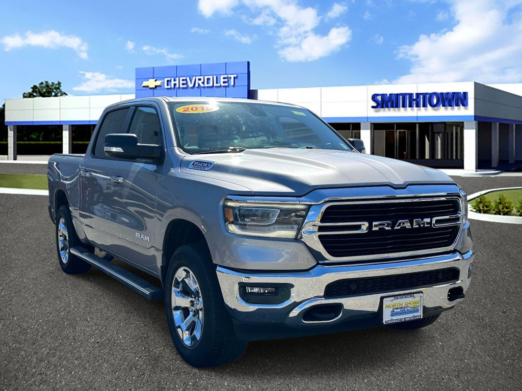 Billet Silver Metallic 2019 RAM 1500 Pickup Truck Four-Wheel Drive 8-Speed Automatic
