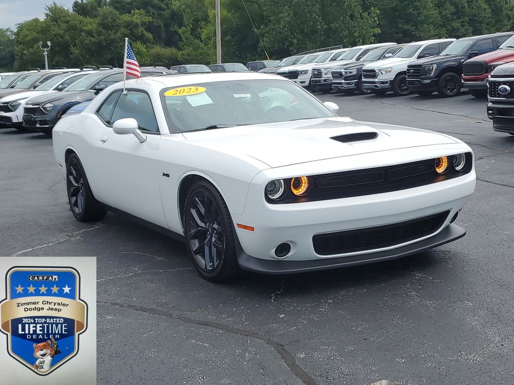 White Knuckle Clearcoat 2023 Dodge Challenger Coupe Rear-Wheel Drive 8-Speed Automatic