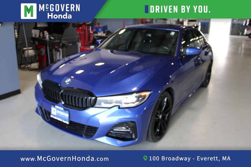 Portimao Blue Metallic 2020 BMW 3 Series Sedan All-Wheel Drive 8-Speed Automatic