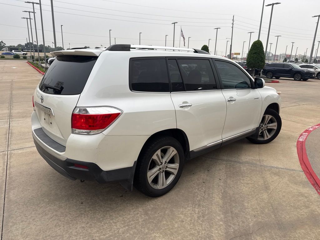 2012 Toyota Highlander Limited White at Emmons Autoplex