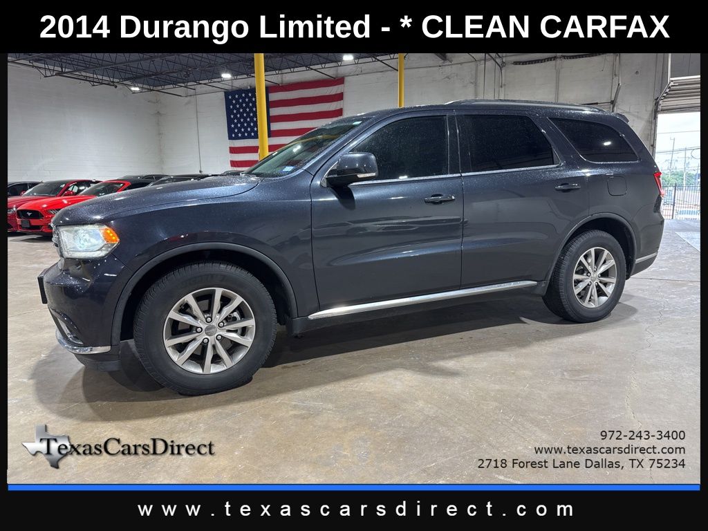 Gray (Maximum Steel Metallic Clearcoat) 2014 Dodge Durango Limited AWD SUV / Crossover All-Wheel Drive 8-Speed Automatic