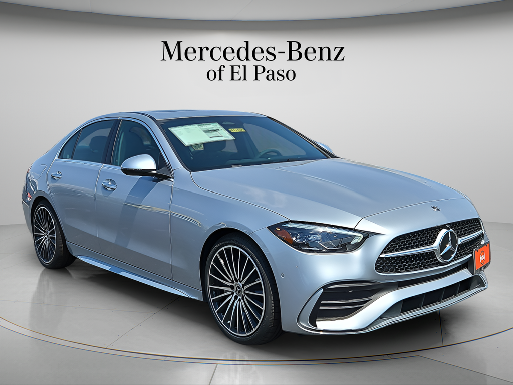 Cirrus Silver Metallic 2026 Mercedes-Benz C-Class Sedan Rear-Wheel Drive 9-Speed Automatic