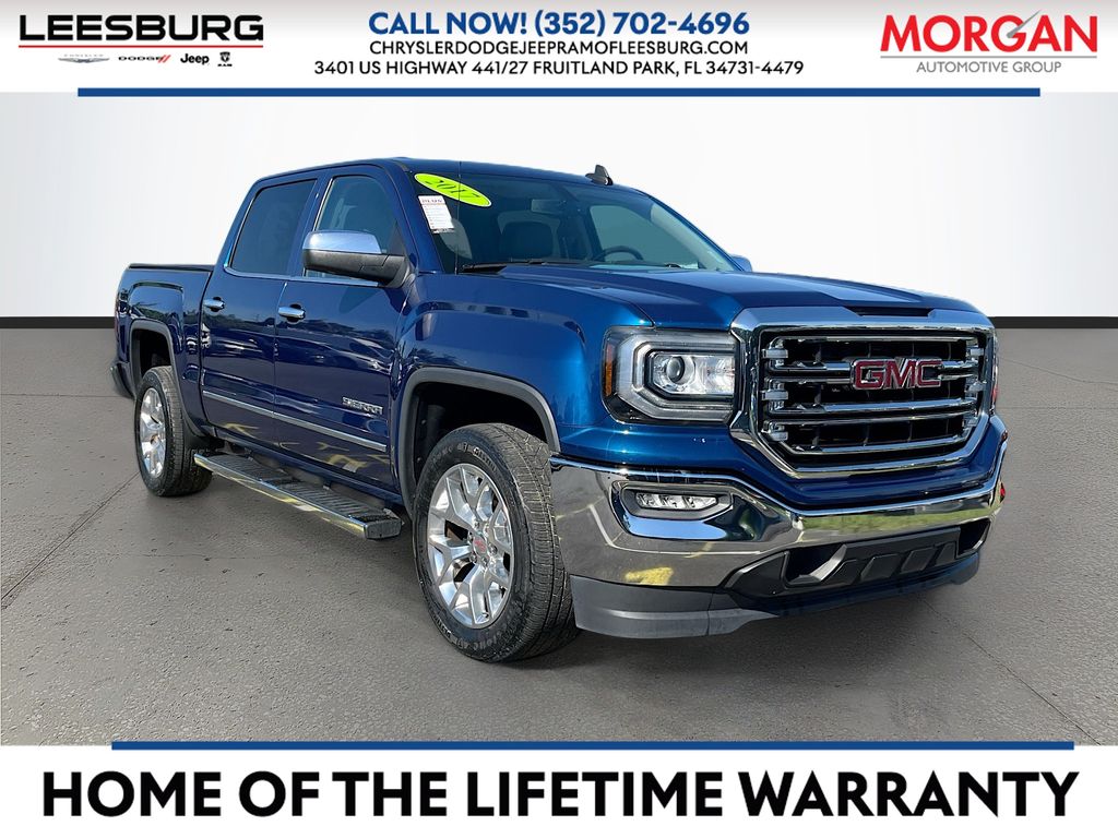 Blue Metallic 2017 GMC Sierra 1500 Pickup Truck 4X2 6-Speed Automatic Overdrive
