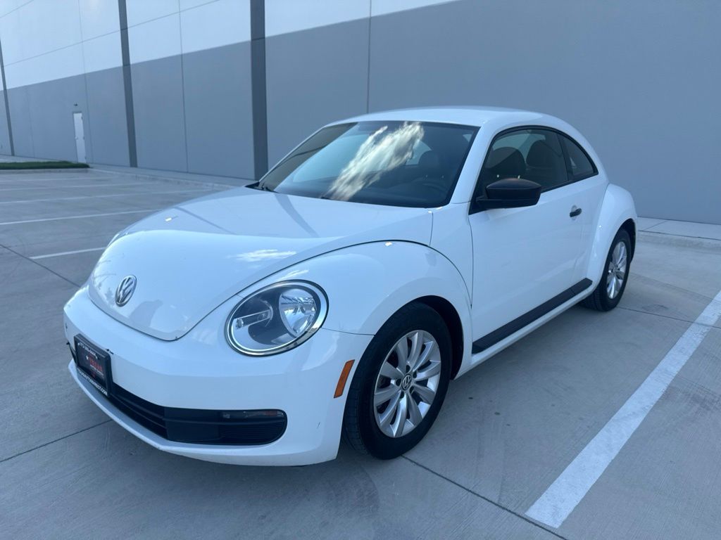 Pure White 2015 Volkswagen Beetle Hatchback 6-Speed Automatic