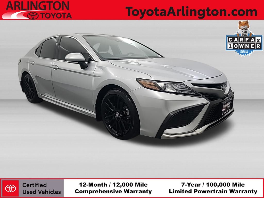 Celestial Silver Metallic 2023 Toyota Camry Sedan Front-Wheel Drive 8-Speed Automatic