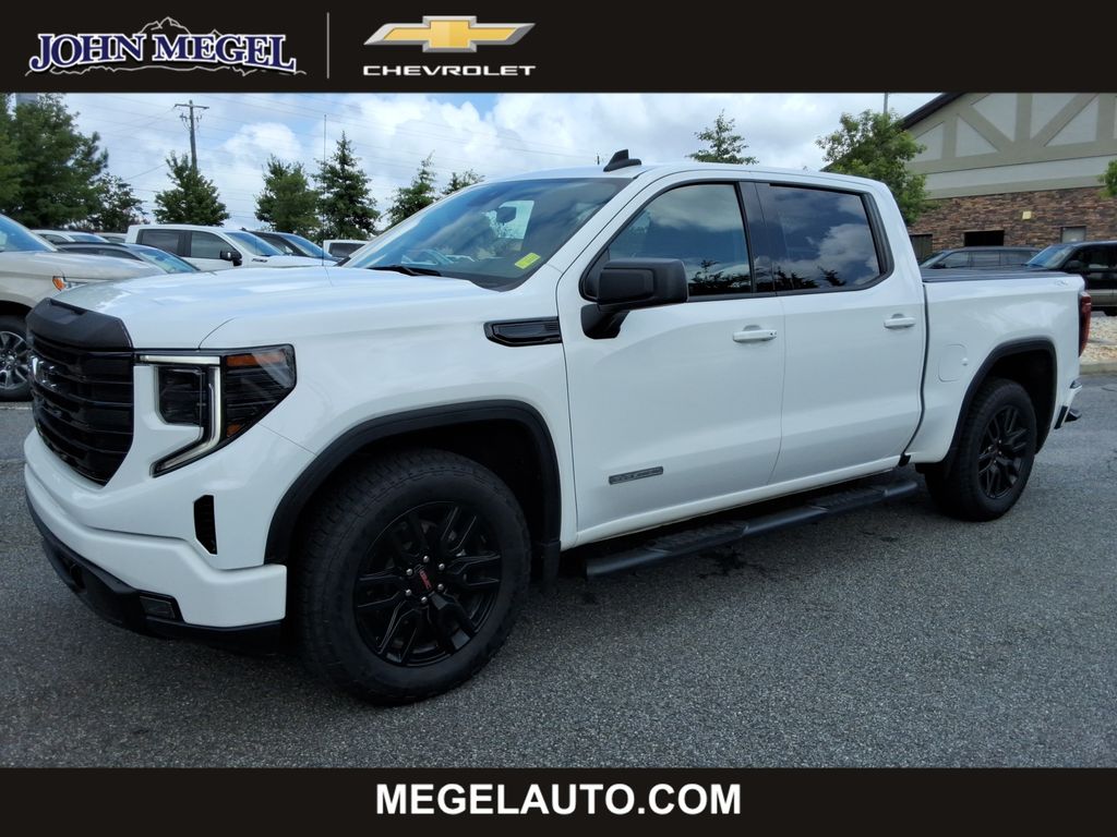 Summit White 2024 GMC Sierra 1500 Pickup Truck Four-Wheel Drive 8-Speed Automatic