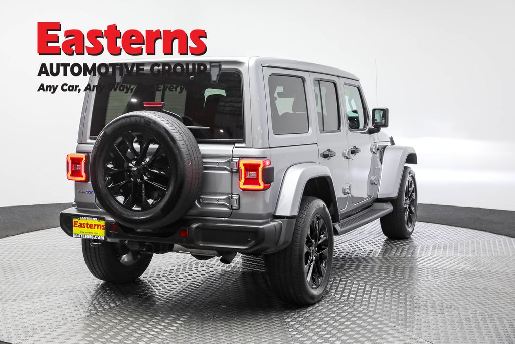 Used 2021 Silver Jeep Unlimited Sahara 4xe image 5