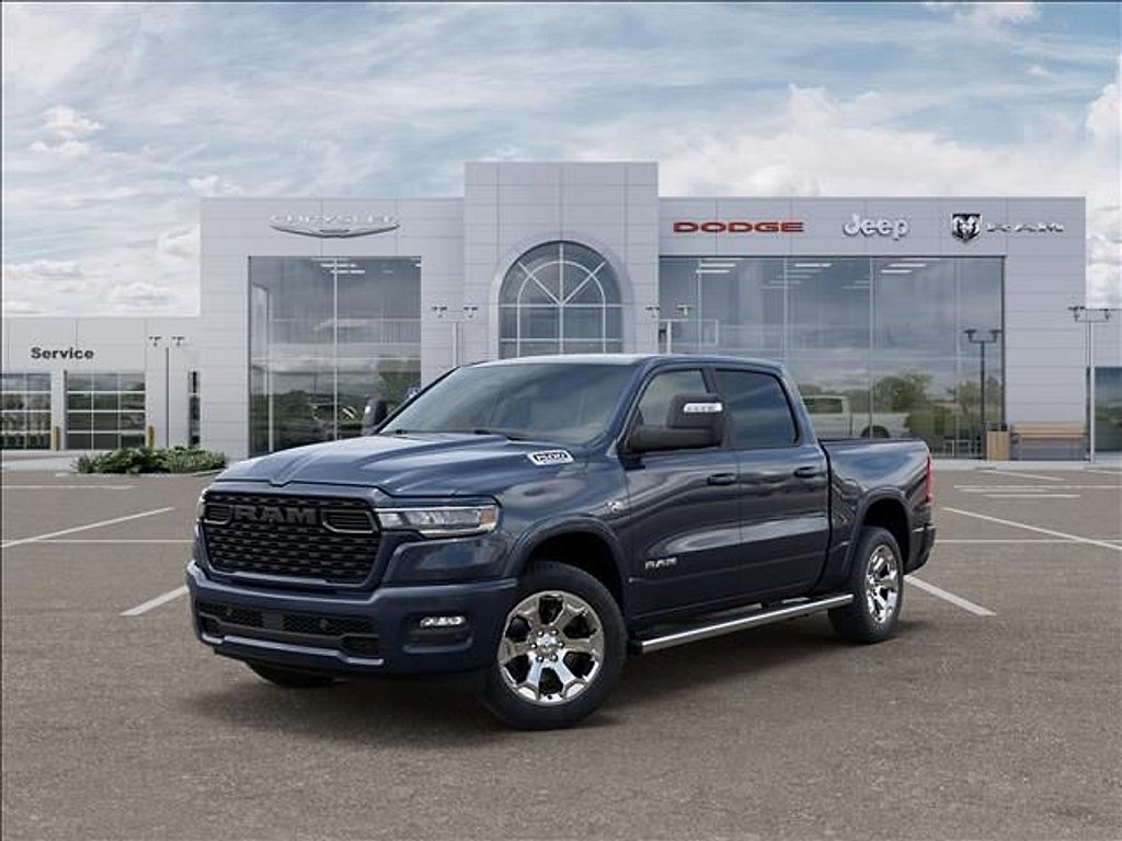 Forged Blue Metallic 2026 RAM 1500 Big Horn Crew Cab 4WD Pickup Truck Four-Wheel Drive 8-Speed Automatic