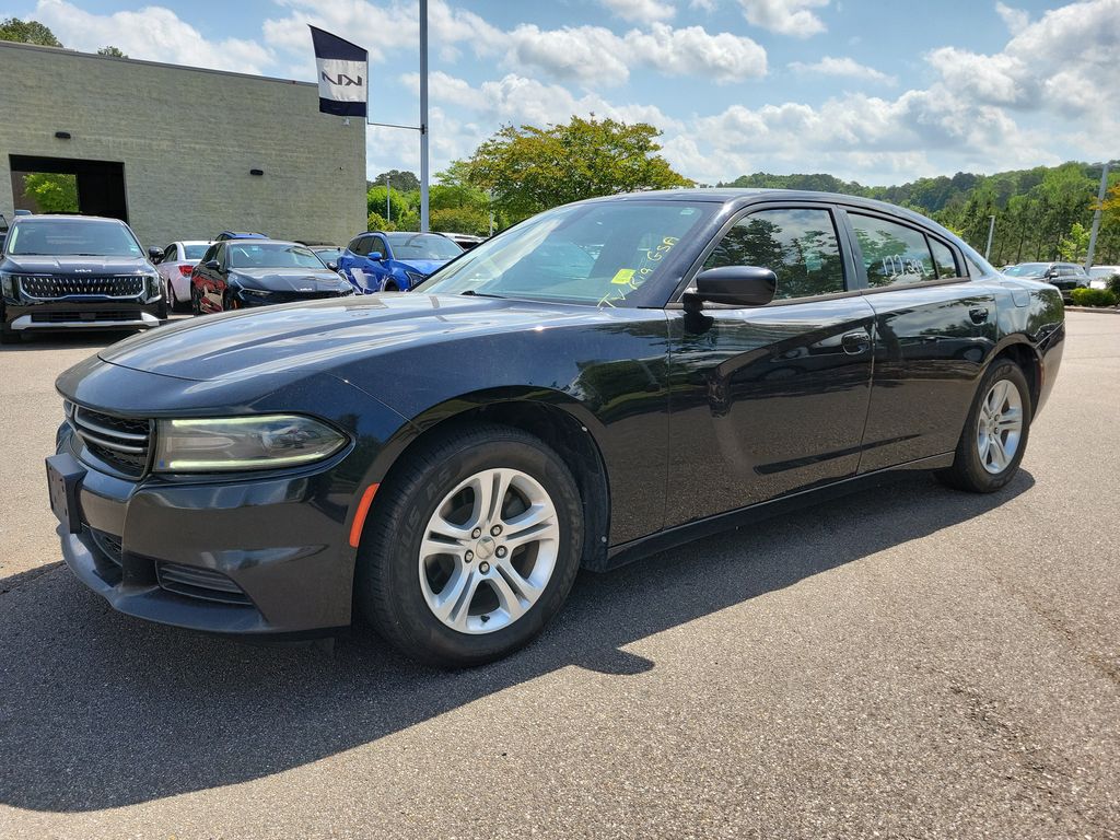 Pitch Black Clearcoat 2016 Dodge Charger Sedan Rear-Wheel Drive Automatic