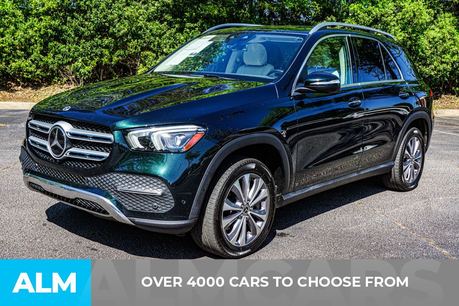 Used 2021 Green Mercedes-Benz GLE 450 image 3