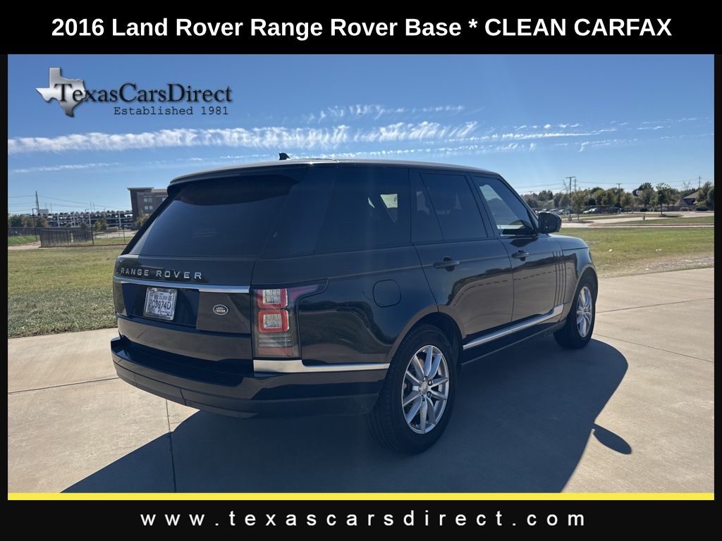 2016 Land Rover Range Rover 3.0L V6 Turbocharged Diesel Td6 12