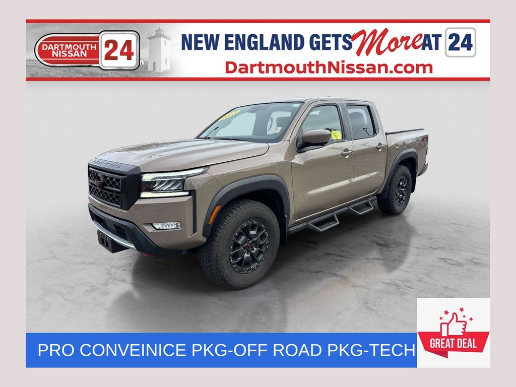 Baja Storm 2023 Nissan Frontier PRO-4X Crew Cab 4WD Pickup Truck Four-Wheel Drive 9-Speed Automatic