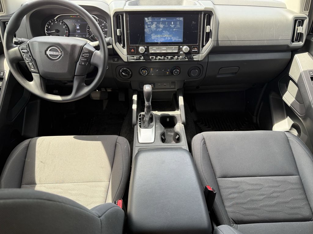 2025 Nissan Frontier S White at Bravo Nissan