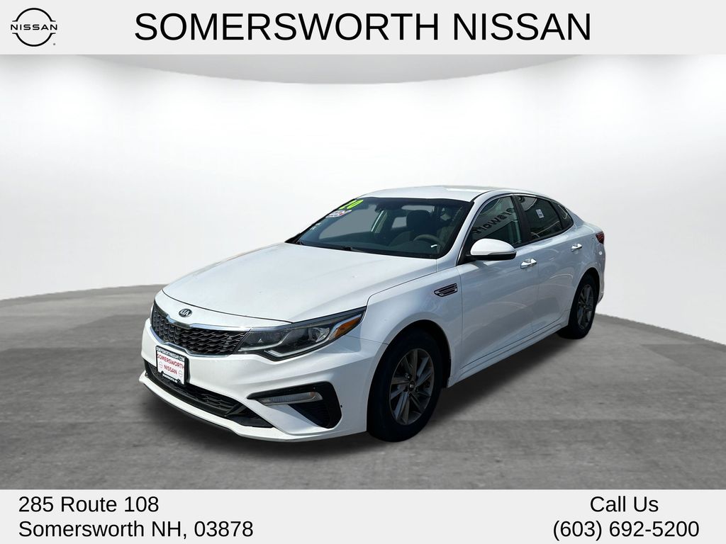 Snow White Pearl 2020 Kia Optima LX FWD Sedan Front-Wheel Drive 6-Speed Automatic