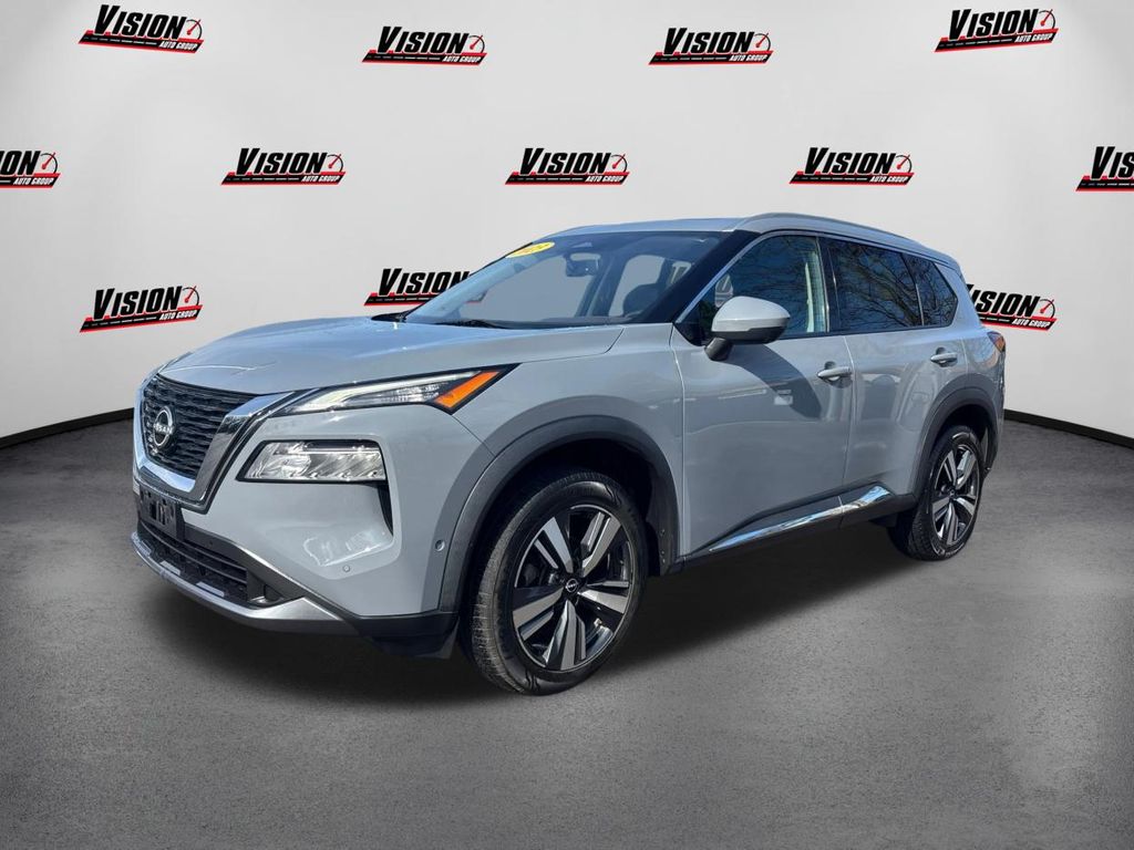 Boulder Gray Pearl 2023 Nissan Rogue SL AWD SUV / Crossover All-Wheel Drive Continuously Variable Transmission