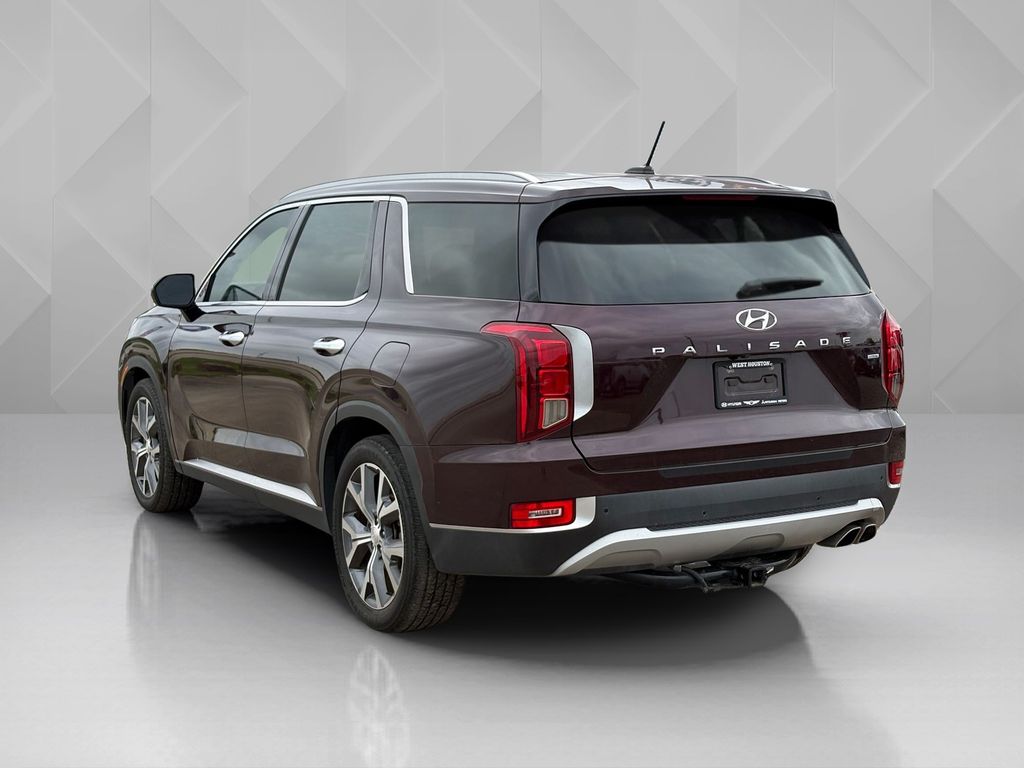 2021 Hyundai Palisade SEL Red at DeMontrond Gulf Freeway