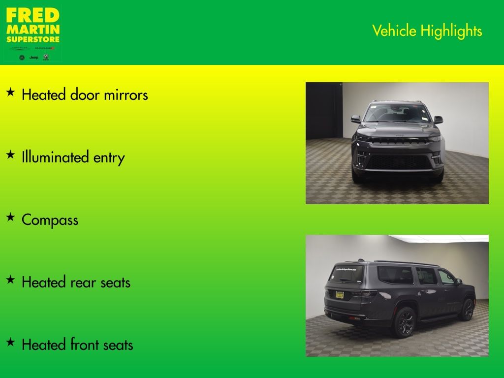 new 2026 Jeep Grand Wagoneer L car, priced at $71,236