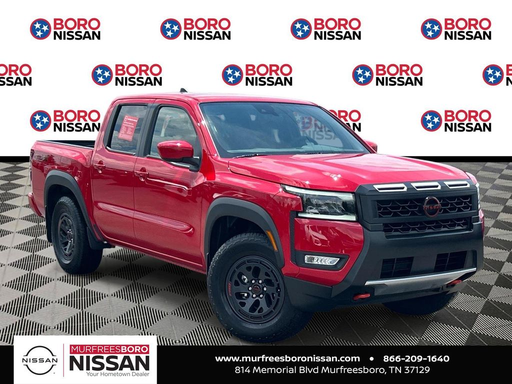 Red Alert 2026 Nissan Frontier Pickup Truck 4X2 9-Speed Automatic Overdrive