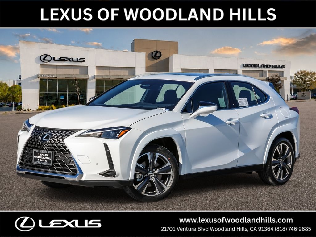 Ultra White 2026 Lexus UX Hybrid SUV / Crossover All-Wheel Drive Continuously Variable Transmission