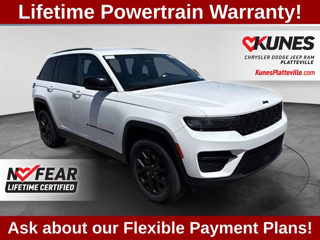 Bright White Clearcoat 2024 Jeep Grand Cherokee SUV / Crossover Four-Wheel Drive 8-Speed Automatic