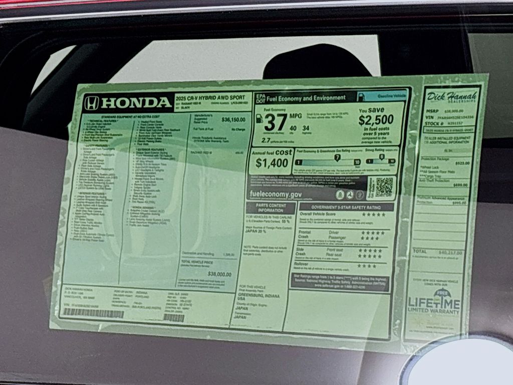 2025 Honda CR-V Hybrid Sport
