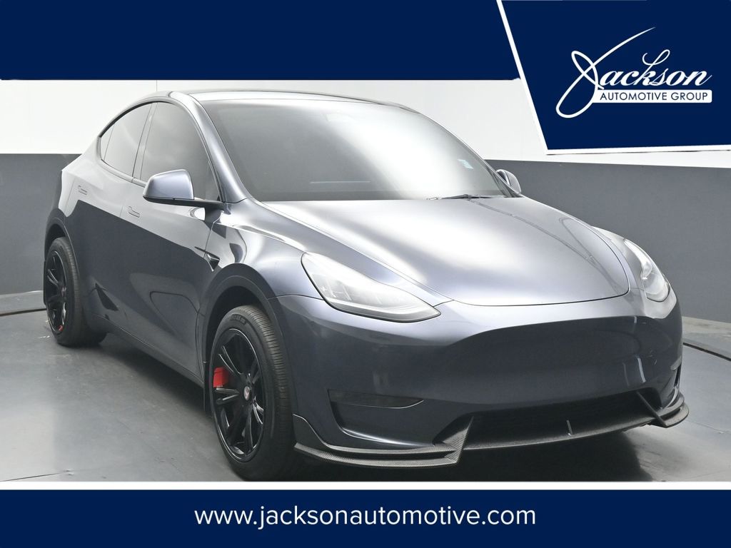 Gray 2023 Tesla Model Y SUV / Crossover All-Wheel Drive 1-Speed Automatic