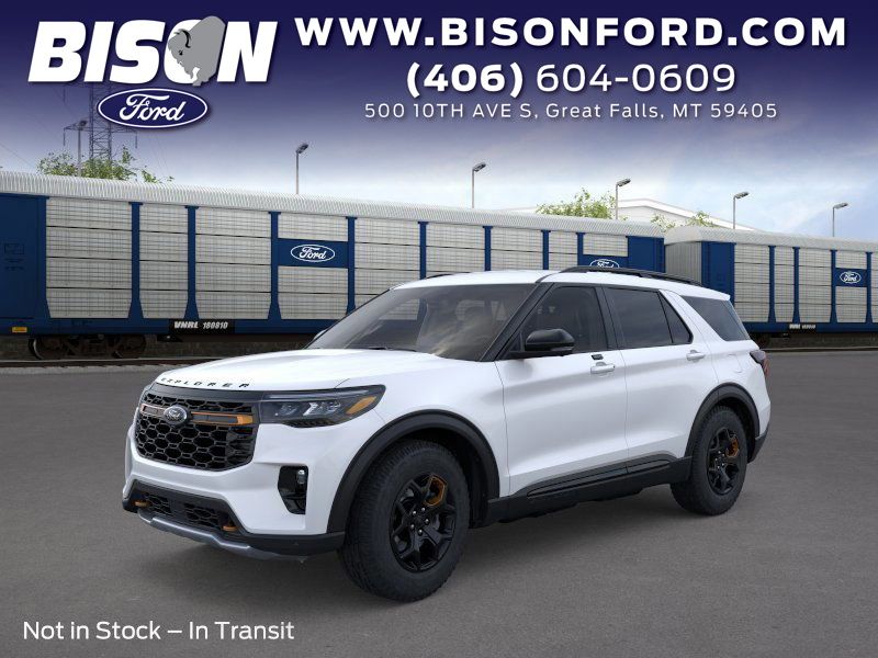 Star White Metallic Tri-Coat 2026 Ford Explorer Tremor AWD SUV / Crossover All-Wheel Drive Automatic
