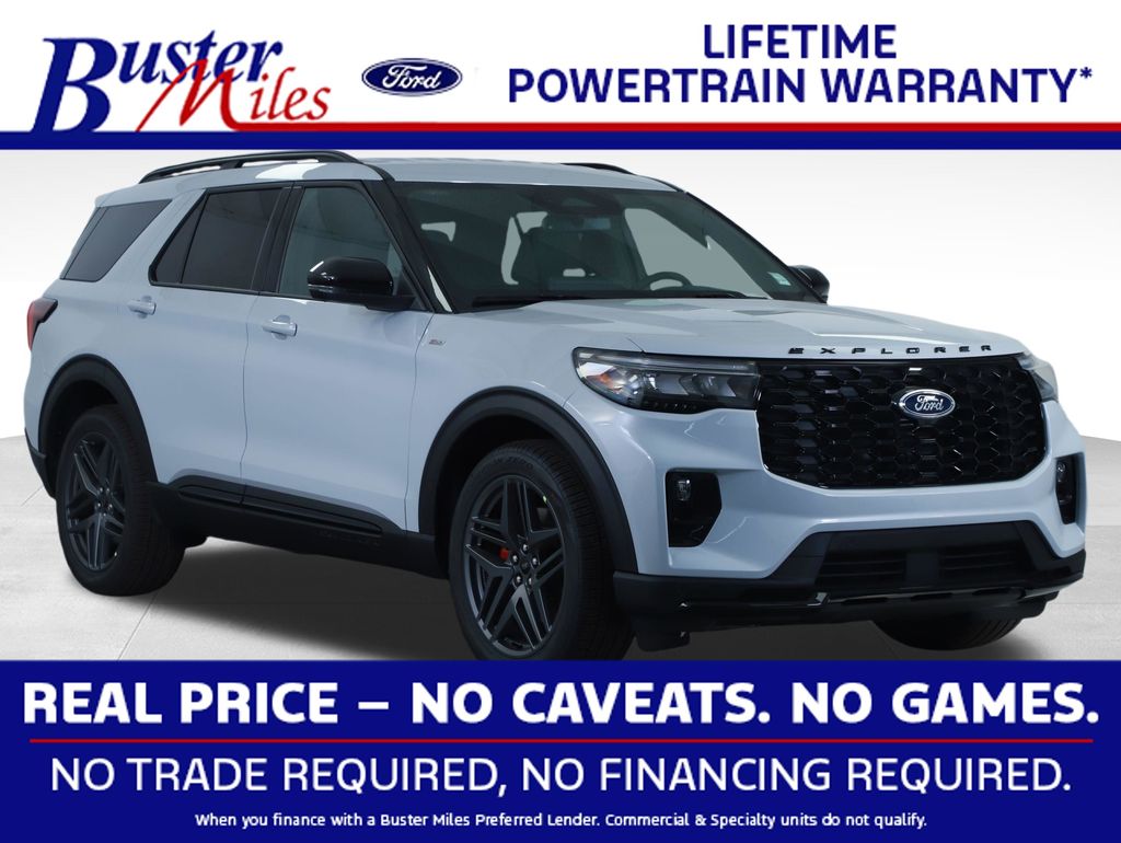Space White Metallic 2026 Ford Explorer ST-Line RWD SUV / Crossover Rear-Wheel Drive Automatic