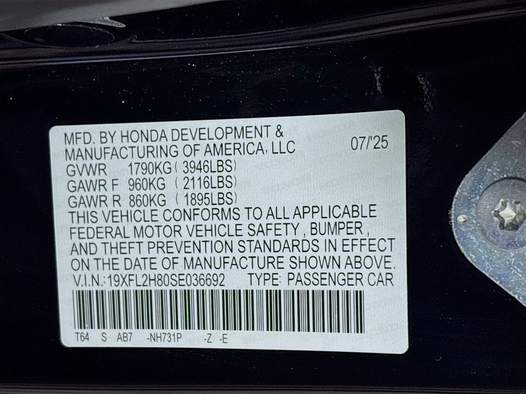 2025 Honda Civic Sport